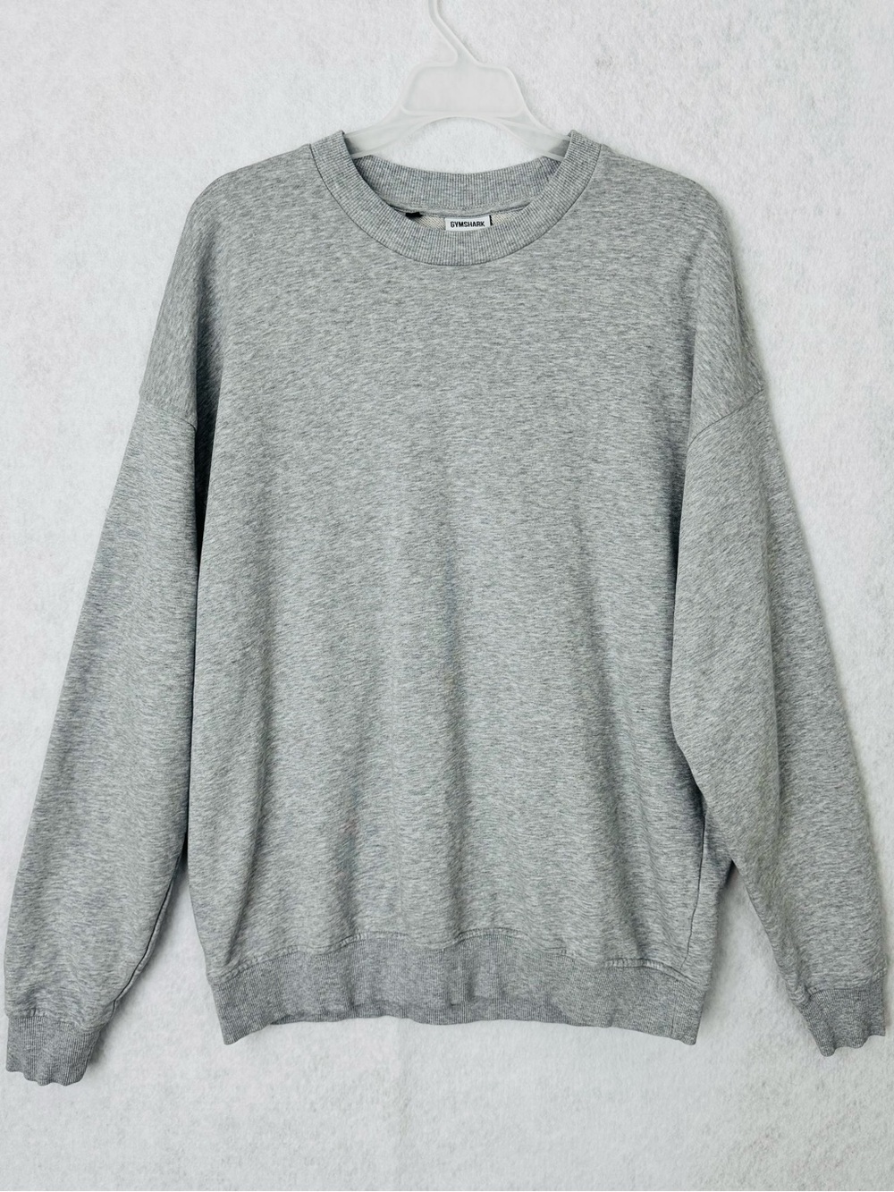Gymshark Women’s Crewneck Sweatshirt Size Medium Gray Pullover Oversized Comfy